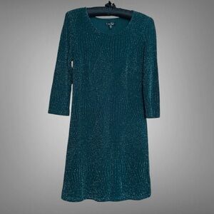 TRIXXI METALLIC MINI DRESS SIZE SMALL